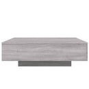 vidaXL szürke sonoma színű szerelt fa dohányzóasztal 100 x 100 x 31 cm