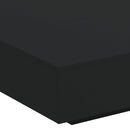 vidaXL fekete dohányzóasztal LED-lámpákkal 100 x 100 x 31 cm