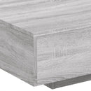 vidaXL szürke sonoma színű dohányzóasztal LED-lámpákkal 85x55x31 cm