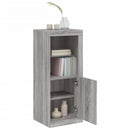 vidaXL szürke sonoma színű tálalószekrény LED-ekkel 41 x 37 x 100 cm