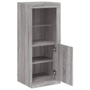 vidaXL szürke sonoma színű tálalószekrény LED-ekkel 41 x 37 x 100 cm