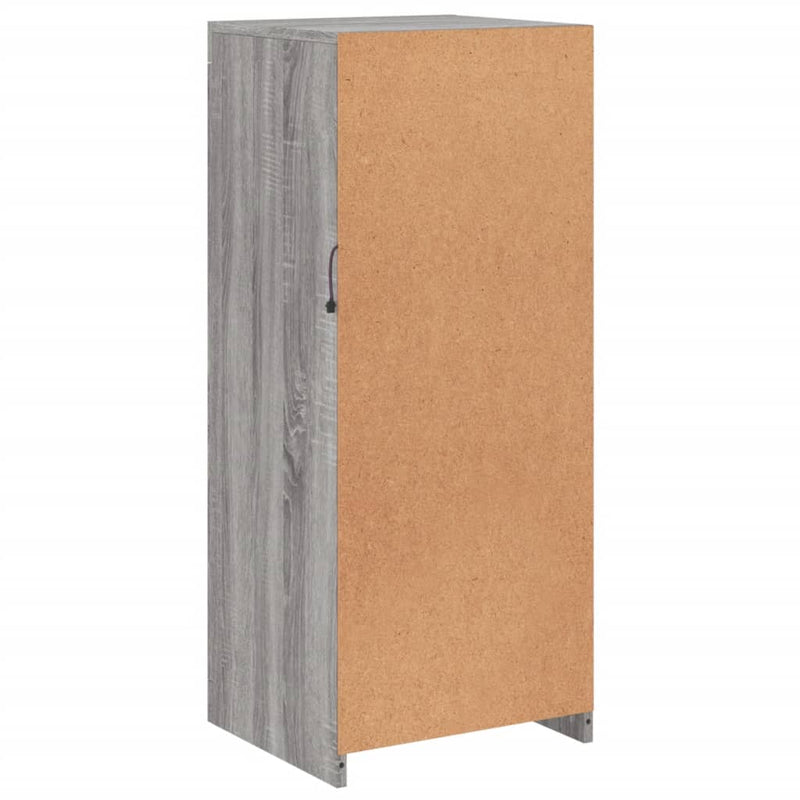 vidaXL szürke sonoma színű tálalószekrény LED-ekkel 41 x 37 x 100 cm