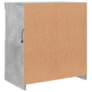 vidaXL betonszürke tálalószekrény LED-világítással 60 x 37 x 67 cm