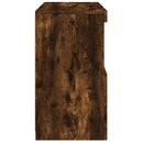 vidaXL füstös tölgy színű tálalószekrény LED-ekkel 60 x 37 x 67 cm