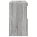 vidaXL szürke sonoma színű tálalószekrény LED-ekkel 60 x 37 x 67 cm