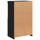 vidaXL fekete tálalószekrény LED-világítással 60,5 x 37 x 100 cm