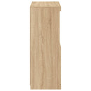 vidaXL sonoma tölgy színű tálalószekrény LED-ekkel 60,5 x 37 x 100 cm