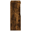 vidaXL füstös tölgy színű tálalószekrény LED-ekkel 60,5 x 37 x 100 cm