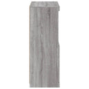 vidaXL szürke sonoma színű tálalószekrény LED-ekkel 60,5 x 37 x 100 cm