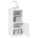 vidaXL fehér tálalószekrény LED-világítással 41 x 37 x 100 cm