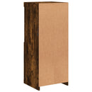 vidaXL füstös tölgy színű tálalószekrény LED-ekkel 41 x 37 x 100 cm