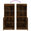 vidaXL füstös tölgy színű tálalószekrény LED-ekkel 41 x 37 x 100 cm