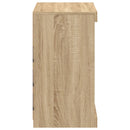 vidaXL sonoma tölgy színű tálalószekrény LED-világítással 60,5x37x67cm