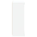 vidaXL fehér tálalószekrény LED-világítással 60,5 x 37 x 100 cm