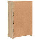 vidaXL sonoma tölgy színű tálalószekrény LED-ekkel 60,5 x 37 x 100 cm