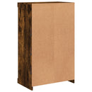 vidaXL füstös tölgy színű tálalószekrény LED-ekkel 60,5 x 37 x 100 cm