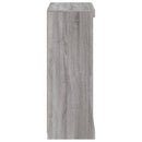 vidaXL szürke sonoma színű tálalószekrény LED-ekkel 60,5 x 37 x 100 cm