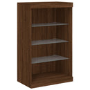 vidaXL barna tölgy színű tálalószekrény LED-ekkel 60,5 x 37 x 100 cm