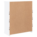 vidaXL fehér tálalószekrény LED-világítással 81 x 37 x 100 cm