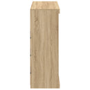 vidaXL sonoma tölgy színű tálalószekrény LED-ekkel 81 x 37 x 100 cm