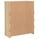 vidaXL sonoma tölgy színű tálalószekrény LED-ekkel 81 x 37 x 100 cm