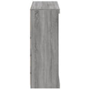 vidaXL szürke sonoma színű tálalószekrény LED-ekkel 81 x 37 x 100 cm