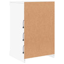 vidaXL fehér tálalószekrény LED-világítással 41 x 37 x 67 cm