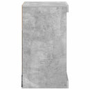 vidaXL betonszürke tálalószekrény LED-világítással 41 x 37 x 67 cm