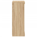 vidaXL sonoma tölgy színű tálalószekrény LED-ekkel 41 x 37 x 100 cm