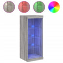 vidaXL szürke sonoma színű tálalószekrény LED-ekkel 41 x 37 x 100 cm