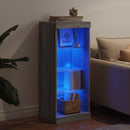 vidaXL szürke sonoma színű tálalószekrény LED-ekkel 41 x 37 x 100 cm