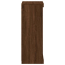 vidaXL barna tölgy színű tálalószekrény LED-ekkel 41 x 37 x 100 cm
