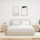 vidaXL 2 db sonoma tölgy színű szerelt fa éjjeliszekrény LED-fényekkel