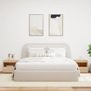 vidaXL 2 db sonoma tölgy színű éjjeliszekrény LED-ekkel 50x40x45 cm