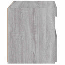 vidaXL szürke sonoma éjjeliszekrény LED-világítással 50 x 40 x 45 cm