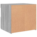 vidaXL szürke sonoma éjjeliszekrény LED-világítással 50 x 40 x 45 cm