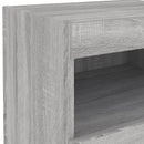 vidaXL szürke sonoma éjjeliszekrény LED-világítással 50 x 40 x 45 cm