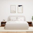 vidaXL 2 db barna tölgy színű éjjeliszekrény LED-ekkel 50x40x45 cm