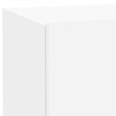 vidaXL fehér éjjeliszekrény LED-világítással 70 x 36 x 40,5 cm