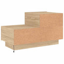 vidaXL sonoma tölgy színű éjjeliszekrény LED-ekkel 70 x 36 x 40,5 cm