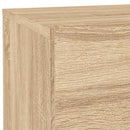 vidaXL sonoma tölgy színű éjjeliszekrény LED-ekkel 70 x 36 x 40,5 cm