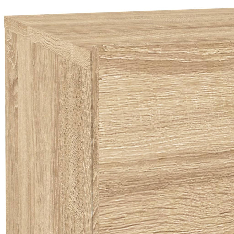 vidaXL sonoma tölgy színű éjjeliszekrény LED-ekkel 70 x 36 x 40,5 cm