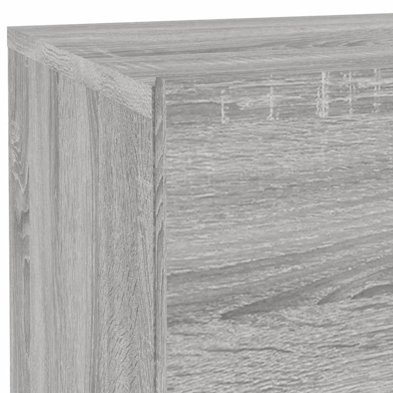 vidaXL szürke sonoma éjjeliszekrény LED-világítással 70 x 36 x 40,5 cm