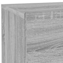 vidaXL szürke sonoma éjjeliszekrény LED-világítással 70 x 36 x 40,5 cm