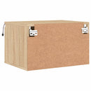 vidaXL falra szerelhető sonoma tölgy éjjeli szekrény LED-világítással