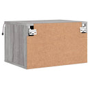 vidaXL 2 db szürke sonoma színű fali éjjeliszekrény LED-világítással