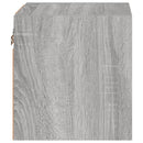 vidaXL 2 db szürke sonoma fali TV-szekrény LED-ekkel 30x28,5x30 cm