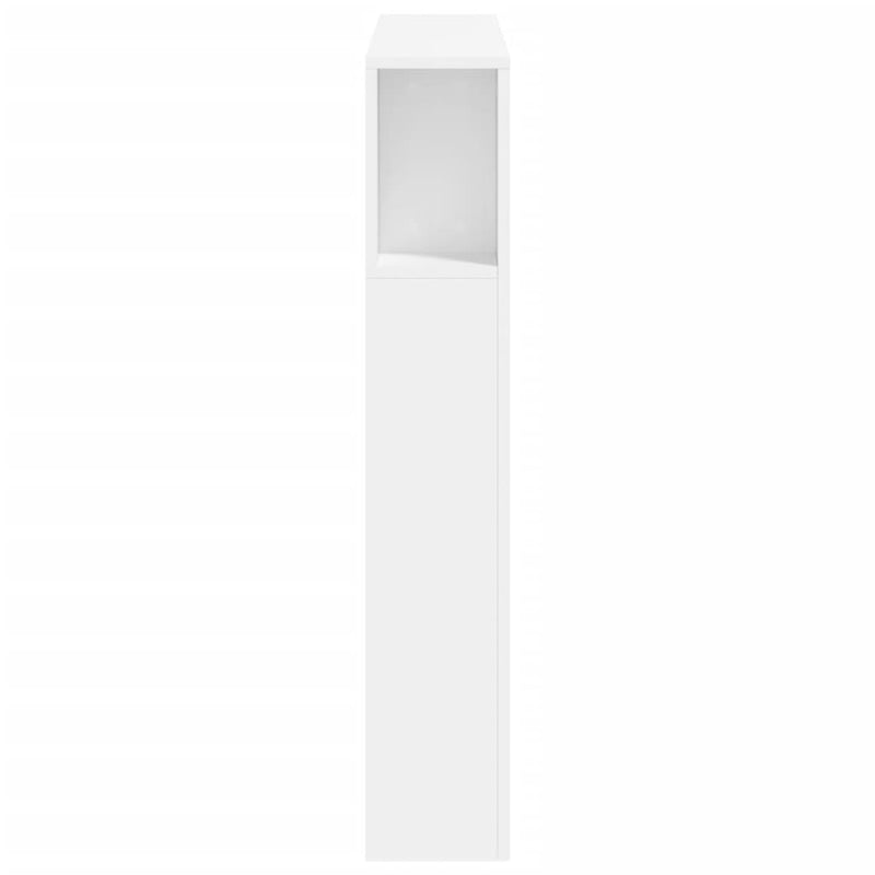 vidaXL fehér szerelt fa LED-es fejtámla 100x18,5x103,5 cm