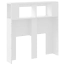 vidaXL fehér szerelt fa LED-es fejtámla 100x18,5x103,5 cm