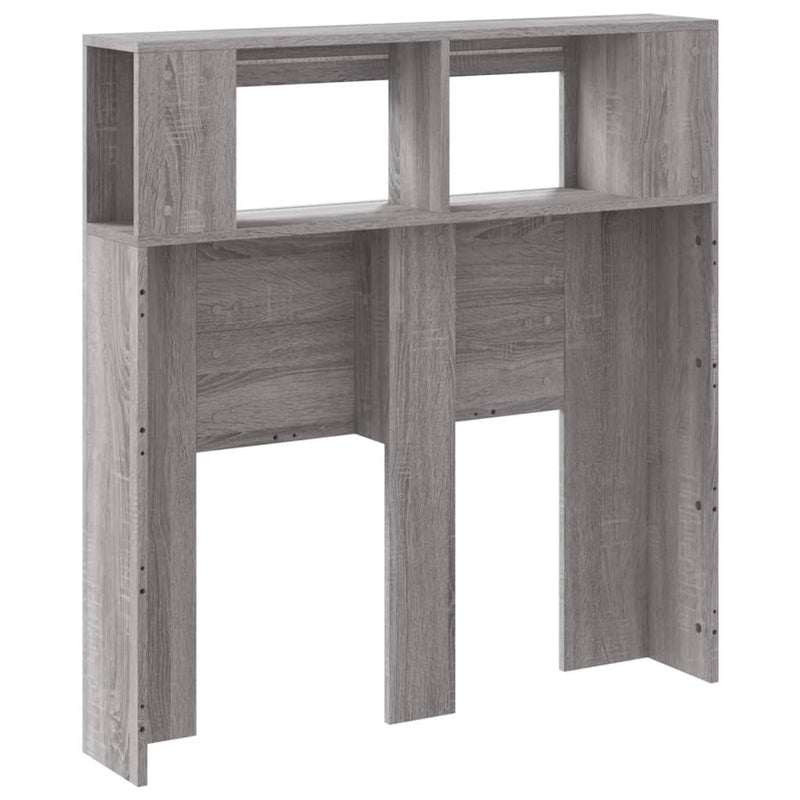vidaXL szürke sonoma szerelt fa LED-es fejtámla 100x18,5x103,5 cm
